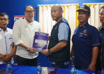 Pilkada Lubuk Linggau: H. Taufik Siswanto Serius Kembalikan Formulir Bakal Calon Wakil Wali Kota ke DPD NasDem