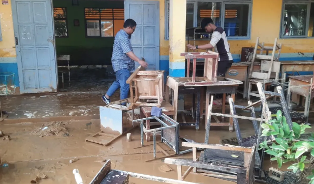 Delapan SMA/SMK Sulsel Terimbas Banjir dan Longsor