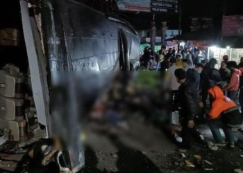 Bus Pariwisata Kecelakaan di Kawasan Ciater, Empat Orang Tewas