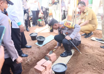 Kolaborasi Dengan BAZNAS, Polres Muba Bedah Rumah Warga Kurang Mampu