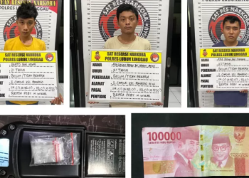 Ado-ado Bae! Tiga Remaja Pengangguran di Lubuklinggai Kompak Masuk Sel, Ditangkap Pesta Sabu
