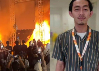 Viral Penonton Konser di Tangerang Ngamuk Bakar Panggung Karena Guyon Waton dan Ndx Axa Batal Tampil