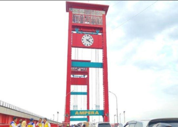 Tahun Baru, Lift di Jembatan Ampera Palembang Dibuka, Bisa Lihat Keindahan Kota Dari Ketinggian 53 M