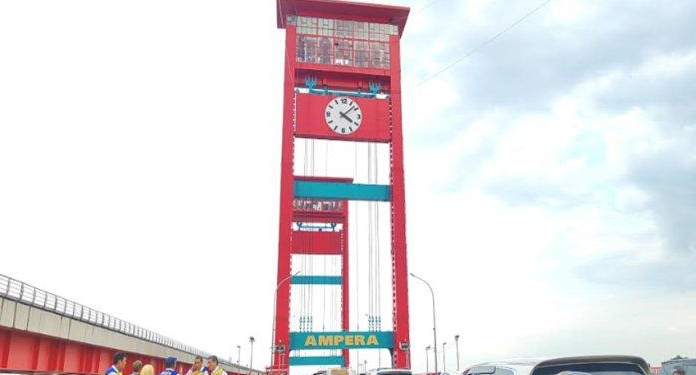 Tahun Baru, Lift di Jembatan Ampera Palembang Dibuka, Bisa Lihat Keindahan Kota Dari Ketinggian 53 M