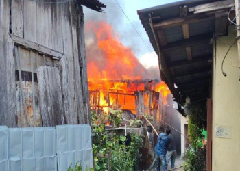Kebakaran di 8 Ulu Palembang, Api Membara di Kawasan Padat Penduduk