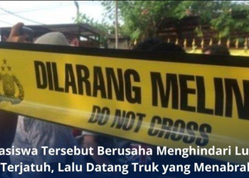 Mahasiswa Tewas Kecelakaan di Indralaya, Jatuh Saat Hindari Lubang dan Ditabrak Truk