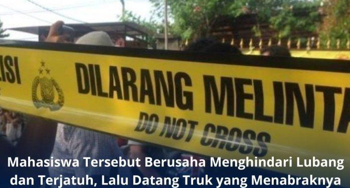 Mahasiswa Tewas Kecelakaan di Indralaya, Jatuh Saat Hindari Lubang dan Ditabrak Truk