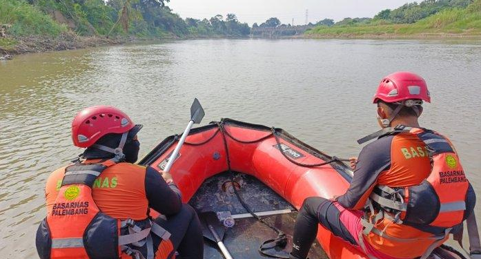 Pelajar SMP Hilang Tenggelam di Sungai Lematang Muara Enim, Berawal Mandi Bareng Teman-teman