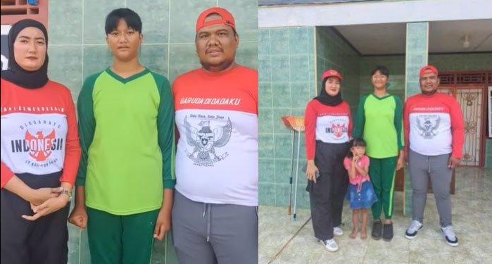 Viral Anak SD Usia 10 Tahun di Muara Enim Tinggi Badannya 174 CM, Dikira Guru Saat Lomba Gerak Jalan