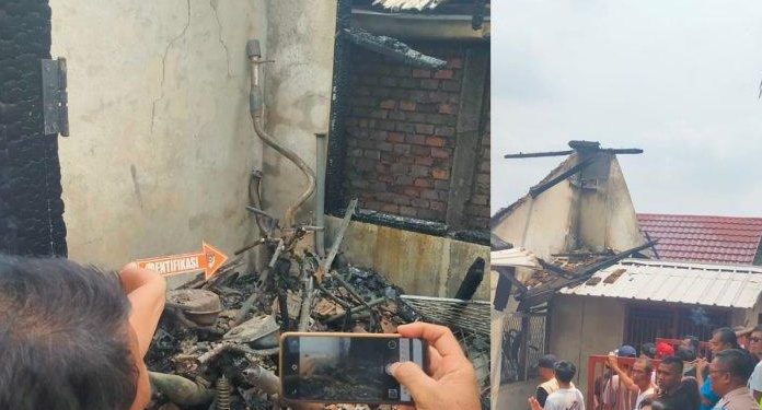 Kebakaran Bengkel Rumahan di Kemang Manis Palembang, 10 Motor Hangus, Kini Mesti Ganti