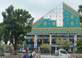 Tanjak Diklaim Terbesar di Dunia di Lubuklinggau Rusak Parah Setelah Diterjang Angin Puting Beliung