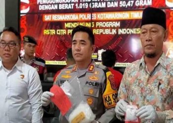 Polisi Gagalkan Peredaran Sabu-sabu Senilai Rp1,6 Miliar di Kotawaringin Timur
