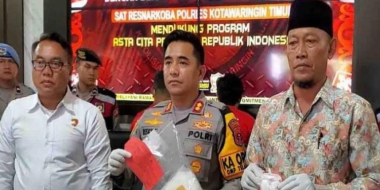 Polisi Gagalkan Peredaran Sabu-sabu Senilai Rp1,6 Miliar di Kotawaringin Timur
