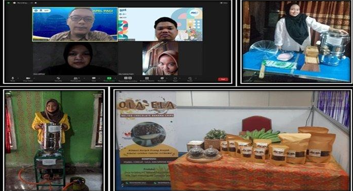 Keripik Pisang Coklat Melted Kedaton Peninjauan OKU Tampil di Pameran Nasional