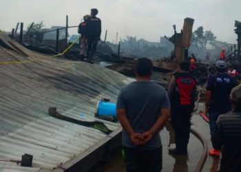 Polresta Banjarmasin Kerahkan Labfor Selidiki Kebakaran Gudang Golden House
