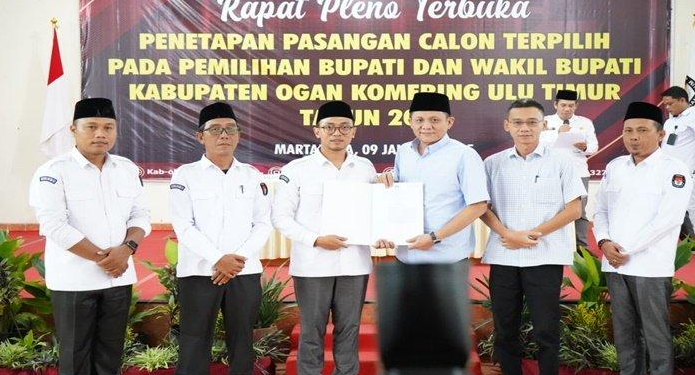 Lanosin-Yudha Menang di Pilkada OKU Timur 2024, Siap Jalankan Program Maju Lebih Mulia Periode 2