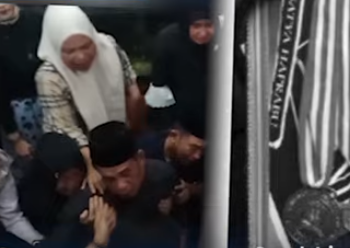 VIDEO Tangis Keluarga Sambut Jenazah Briptu Anumerta Faras, Tewas Diserang Bandar Narkoba di Lahat