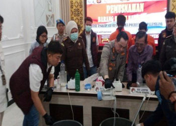 Polrestabes Palembang Musnahkan 3,180 Gram Sabu, Hasil Tangkap Bandar Jaringan Aceh-Medan