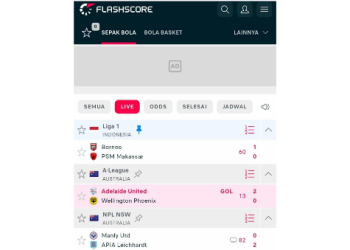 Inilah 10 Fitur Unggulan Flashscore yang Wajib Kamu Ketahui