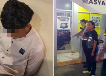 Pemuda di Palembang Pecahkan Kaca Pos Lantas, Kesal Ditilang karena Tak Pakai Helm Bersama Pacar