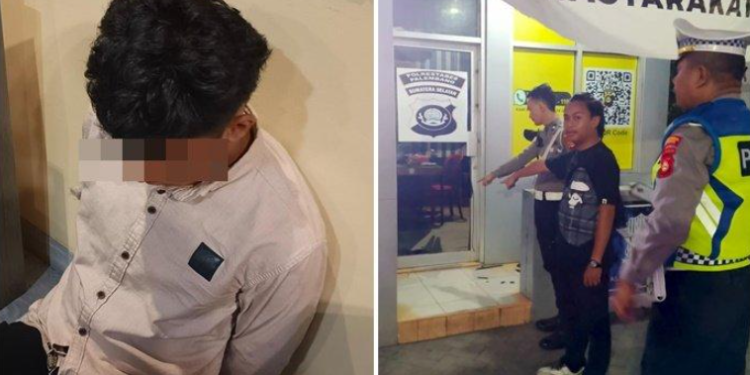 Pemuda di Palembang Pecahkan Kaca Pos Lantas, Kesal Ditilang karena Tak Pakai Helm Bersama Pacar