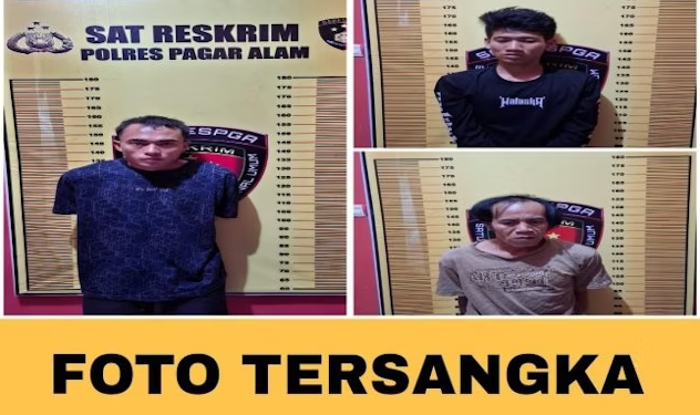 Polres Pagaralam Ungkap Kasus Pencurian Viral di TikTok, Tiga Pelaku Diamankan Tanpa Perlawanan
