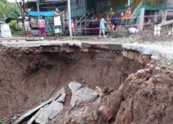 BPBD Muba Tanggap Longsor di Desa Rantau Panjang, Dua Titik Rawan Sudah Dipetakan