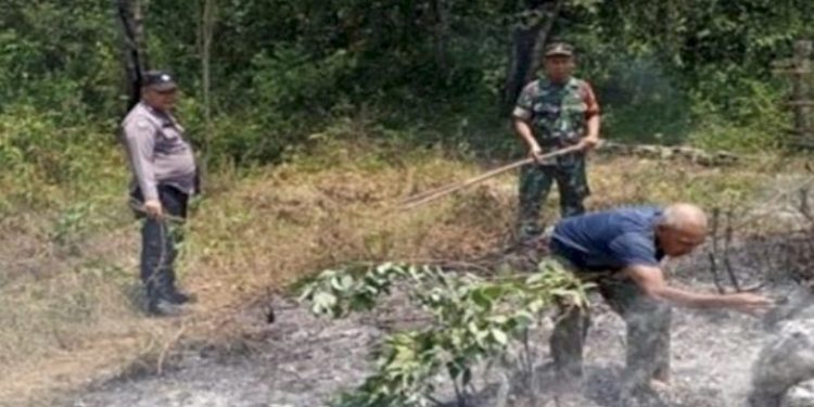 Titik Api Muncul di Empat Lawang, Tim Gabungan Bergerak Cepat Cegah Karhutla Meluas