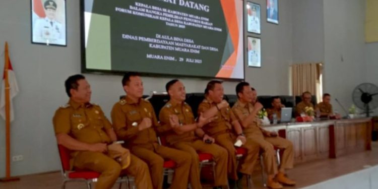 Muslim JH Terpilih Jadi Ketua Forum Kepala Desa Muara Enim, Siap Kawal Dana Desa dan Program CSR