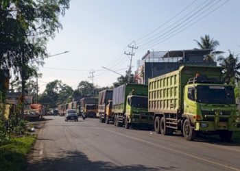 Truk Batu Bara Masih Lintasi Jalan Umum, Larangan Gubernur Sumsel Dinilai Tak Lebih dari Gimik Politik