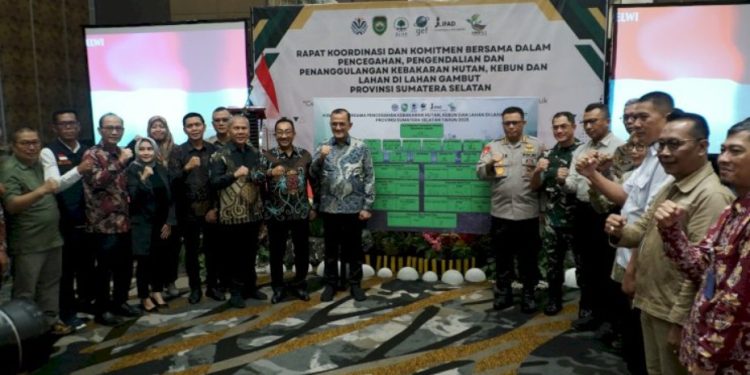 Sumsel Fokuskan Penanganan Karhutla di Lahan Gambut Lewat Pendekatan Terpadu