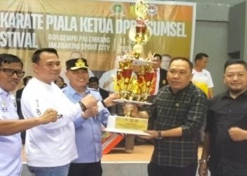 Ketua DPRD Sumsel Resmi Buka Open Tournament Karate, Dorong Pembinaan Atlet Muda Berkualitas
