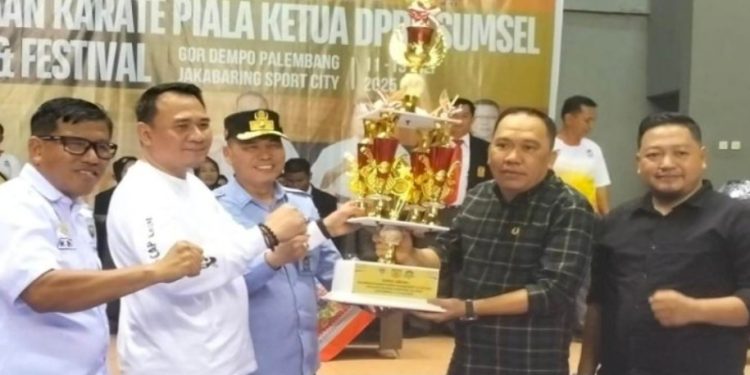 Ketua DPRD Sumsel Resmi Buka Open Tournament Karate, Dorong Pembinaan Atlet Muda Berkualitas