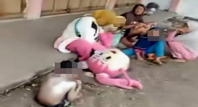 Viral Bocah 'Manusia Silver' di OKU Timur Nangis Tersedu, Dimarahi Ibu karena Hasil Mengemis Kurang