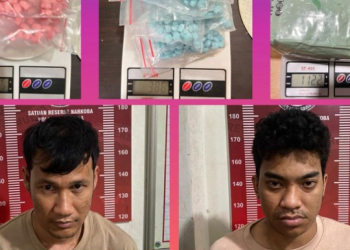 2 Kurir Asal Riau Bawa 1,1 Kg Sabu-Ribuan Ekstasi Ditangkap di Muratara
