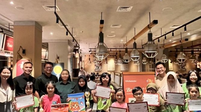 Meriahkan HUT RI ke-80, Kitchenette Gelar Lomba Lukis Anak “Brush & Fun” di Palembang