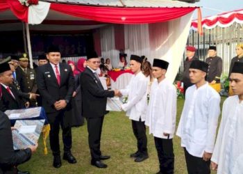Momentum HUT ke-80 RI, Rutan Prabumulih Berikan Remisi kepada 650 Warga Binaan, 13 Orang Langsung Bebas