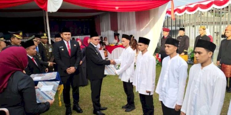 Momentum HUT ke-80 RI, Rutan Prabumulih Berikan Remisi kepada 650 Warga Binaan, 13 Orang Langsung Bebas