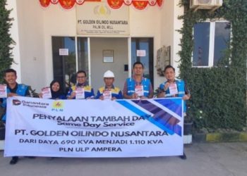 PLN UP3 Palembang Sukses Laksanakan One Day Service Tambah Daya untuk PT GON, Dorong Operasional Industri Sawit