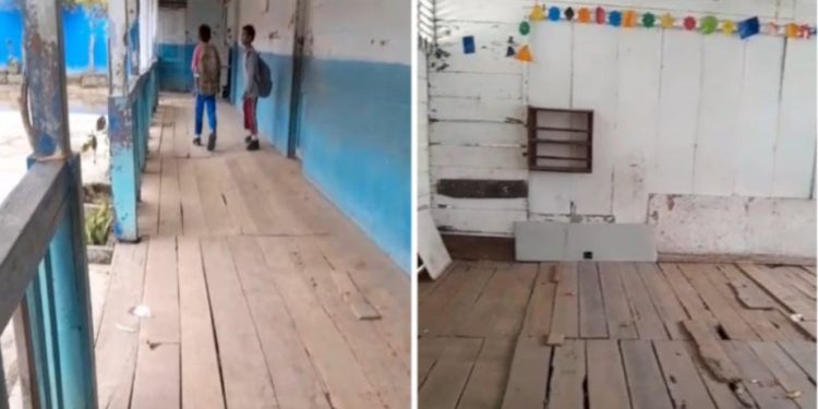 Kondisi SDN 87 Palembang Memprihatinkan, Renovasi Tertunda Dua Kali, Siswa Terpaksa Belajar di Bawah Atap Bocor